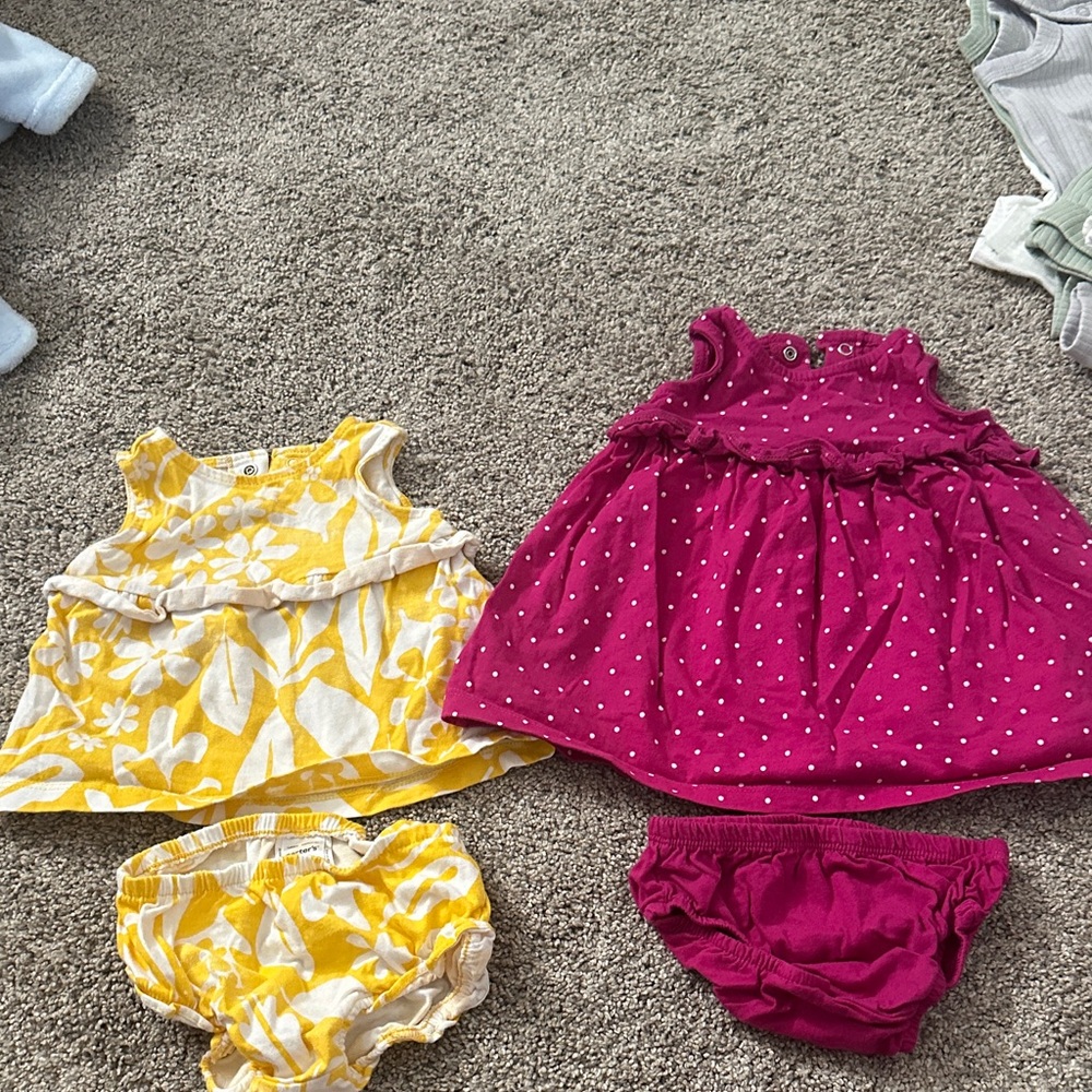 Carter’s baby girl dresses 6m bundle
